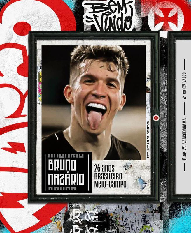 Bruno Nazário, meia (Vasco)
