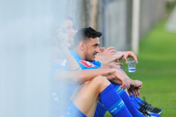 Fotos do treino do Cruzeiro desta sexta-feira (30/6), na Toca da Raposa II (Alexandre Guzanshe/EM D.A Press)