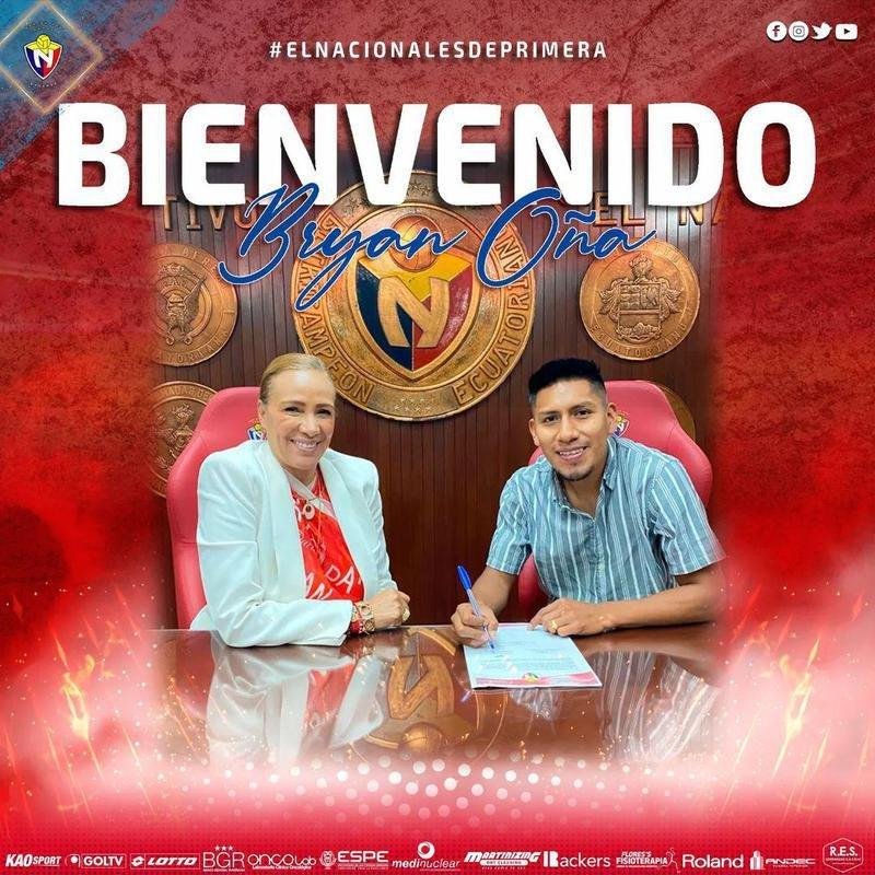 El Nacional (Equador) contratou o atacante Bryan Oa