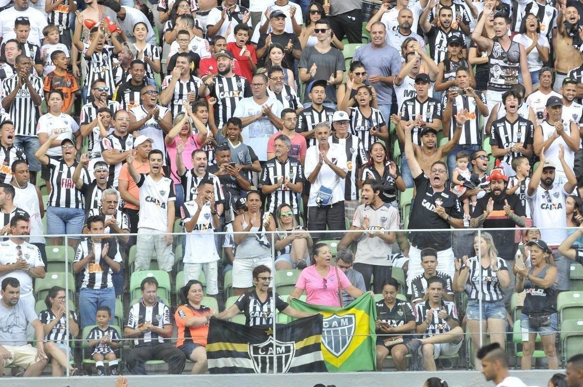 Fotos da torcida do Atltico na partida contra o Boa Esporte