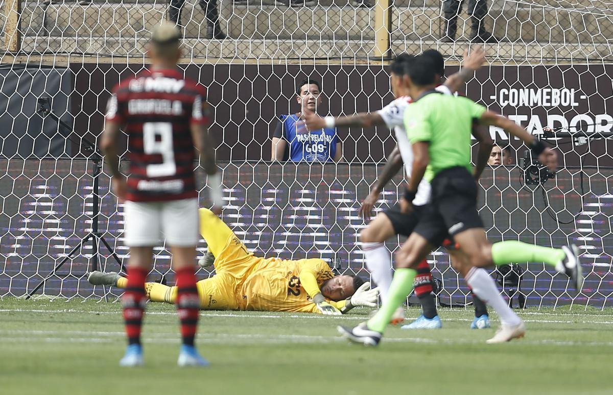 Fotos do jogo entre Flamengo e River Plate