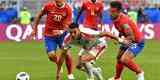 Imagens da partida entre Costa Rica e Srvia, pelo Grupo E da Copa do Mundo