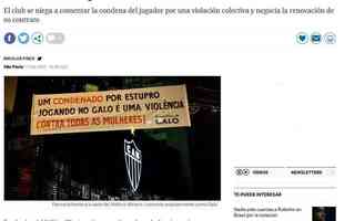 El Pas (Espanha) - Torcedoras do Atltico protestam contra Robinho: 'No queremos estupradores'