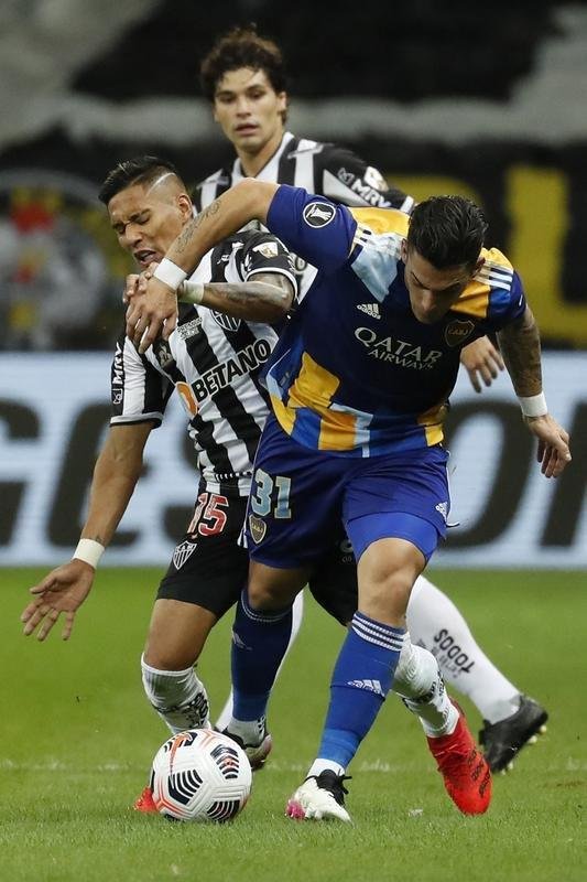 Fotos do jogo entre Atltico e Boca Juniors, no Mineiro, em Belo Horizonte, pela volta das oitavas de final da Copa Libertadores 2021