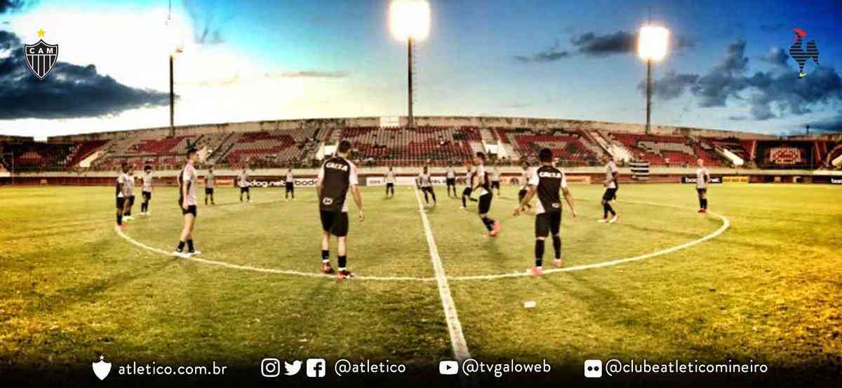 Jogadores do Atltico treinaram em Rio Branco, capital do Acre, de olho no jogo contra o Atltico-AC