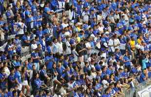 Fotos das torcidas de Cruzeiro e River Plate, no Mineiro, em duelo de volta das oitavas de final da Copa Libertadores