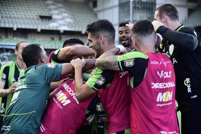 No Independncia, Amrica vence Tombense por 3 a 1, de virada, pela oitava rodada do Campeonato Mineiro 