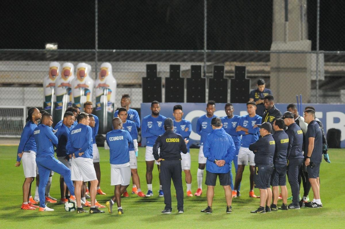 Seleo Equatoriana treinou pela primeira vez em BH, no Sesc Venda Nova