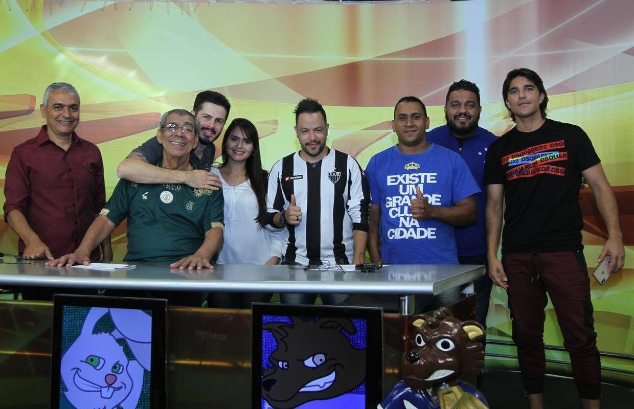 Jair Bala representou o Amrica no programa Alterosa Esporte