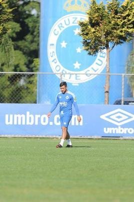Fotos do treino do Cruzeiro desta quarta-feira, 2 de outubro, na Toca da Raposa II