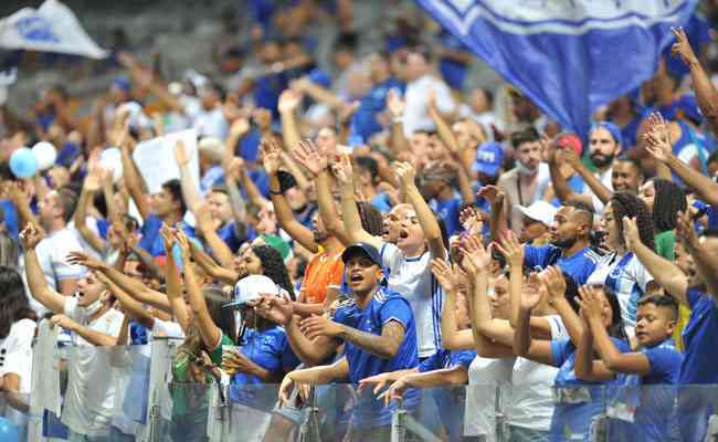 Torcida do Cruzeiro deu show de apoio em 2022