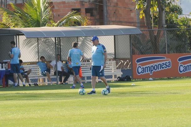 Fotos do treino do Cruzeiro desta quarta-feira, 2 de outubro, na Toca da Raposa II
