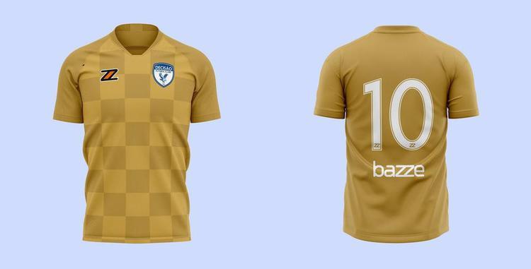 Terceiro uniforme do time do Decisão, da cidade de Bonito. Em 2019, o clube foi campeão da Série A2