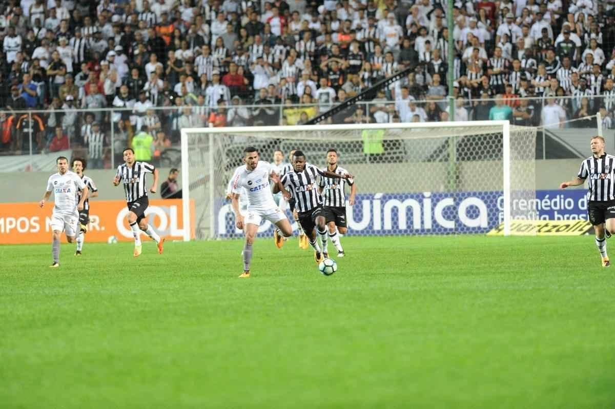 Atltico e Santos se enfrentaram, no Independncia, pela 13 rodada do Campeonato Brasileiro