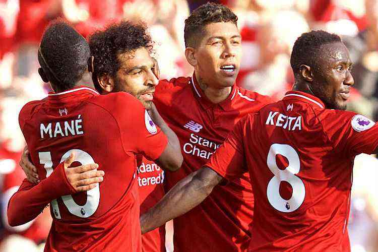 Salah marca duas vezes, mas Liverpool fica no empate com o Brighton pelo  Inglês; veja outros resultados > No Ataque