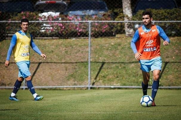 Cruzeiro realizou atividade de preparao para amistoso contra o Corinthians, nesta quarta
