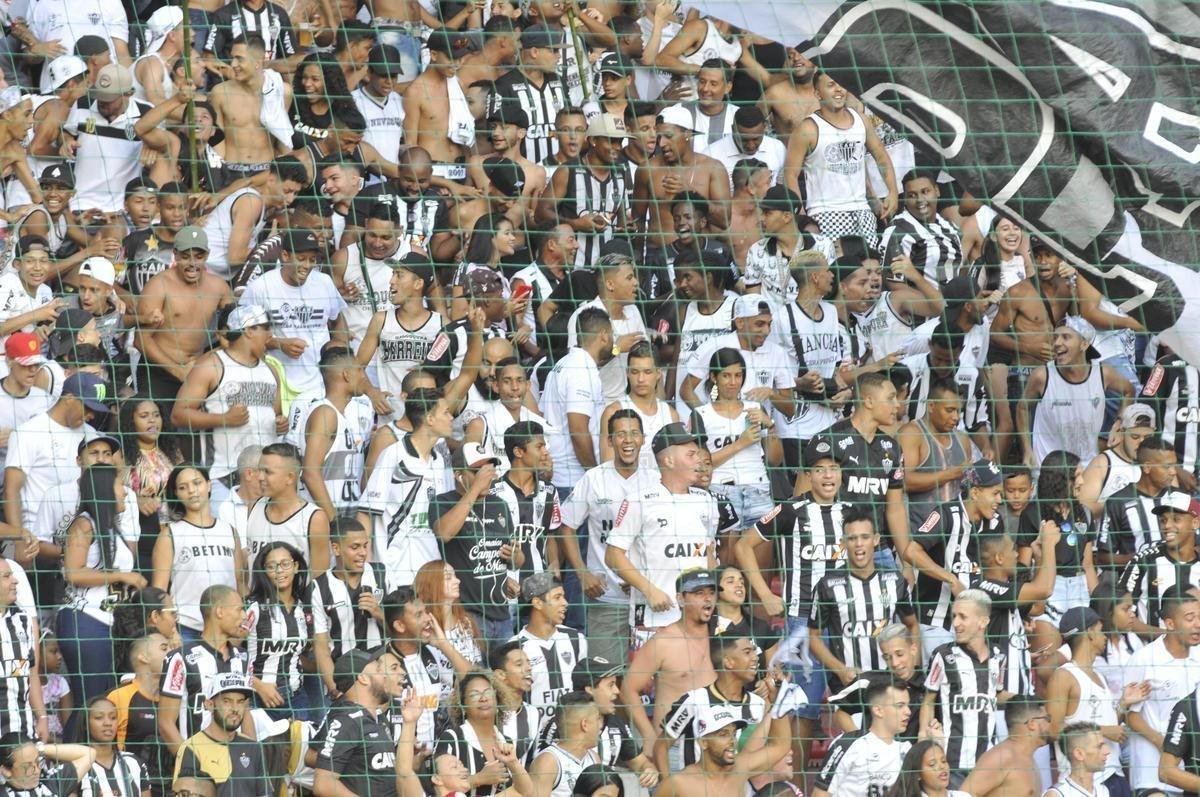 Fotos da torcida do Atltico na partida contra o Boa Esporte