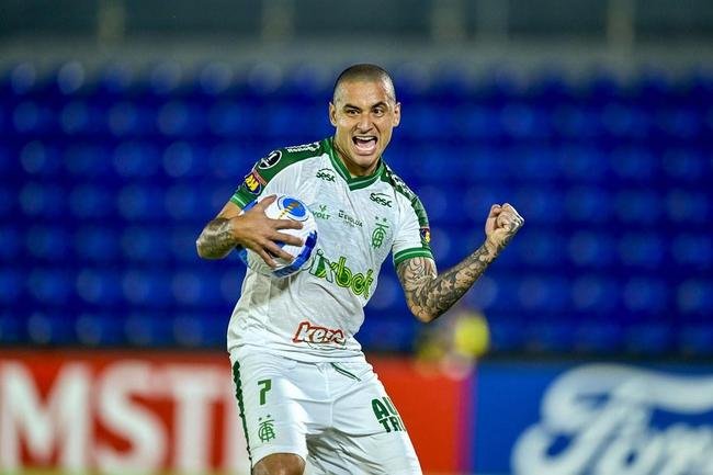 O Amrica marcou 74 gols na temporada 2022, mdia de 1,08 por partida.