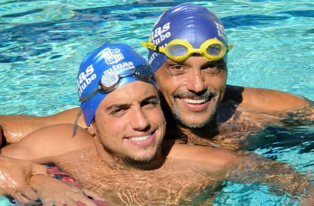 Marcos e Rafael Mattioli compartilham o amor pela natao