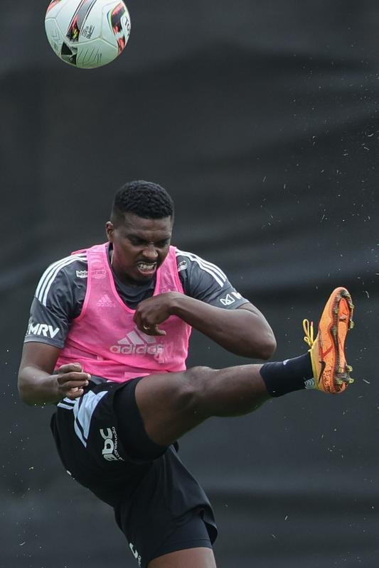 Treino tcnico do Atltico.