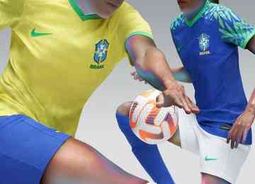Estreia do novo uniforme será nesta quinta-feira (6), quando o Brasil enfrenta a Inglaterra, em Wembley, na disputa da Finalíssima

