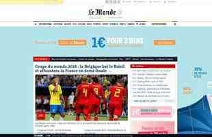 Le Monde (Frana) - Copa do Mundo de 2018: Blgica bate o Brasil e encara Frana na semifinal