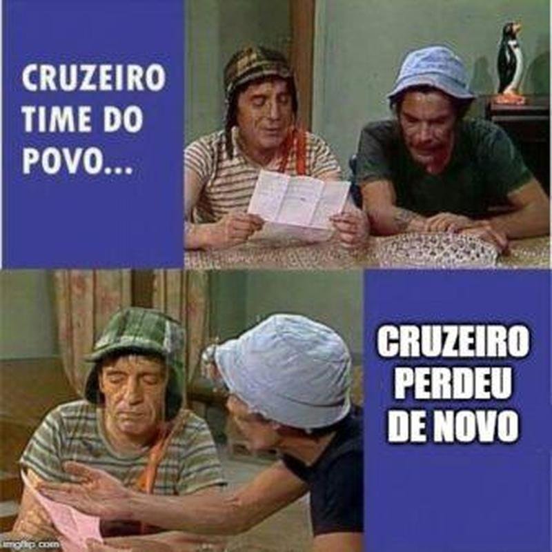 O Cruzeiro perdeu por 1 a 0 para o Nutico, na partida de ida da terceira fase da Copa do Brasil, e virou meme nas redes sociais