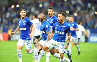 Cruzeiro goleia La U pela Copa Libertadores: em 26 de abril de 2018, o Cruzeiro igualou sua maior goleada na histria da Copa Libertadores. A Raposa derrotou a Universidad de Chile por 7 a 0, em jogo vlido pela quarta rodada do Grupo 5 da competio sul-americana, no Mineiro. Rafinha, Rafael Sobis, Thiago Neves (2), Sass (2) e Arrascaeta marcaram os gols. O time de Mano Menezes repetiu o feito da equipe de 2010, que venceu o Real Potos, da Bolvia, na edio da Libertadores daquele ano. 