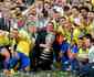 Mdico do Atltico puxa gritos de 'mito' para Bolsonaro durante festa da Seleo Brasileira