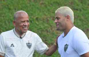 Encontro dos campees brasileiros pelo Atletico, Dad Maravilha e Hulk, na Cidade do Galo. 