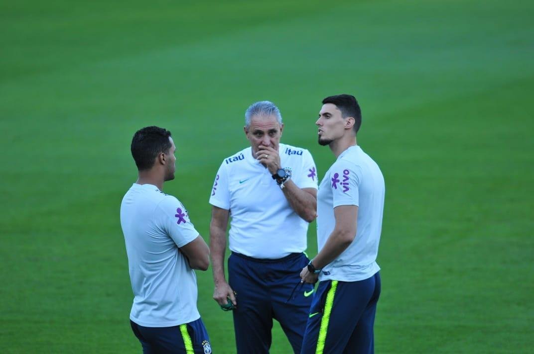 Seleo Brasileira fechou preparao para duelo com a Argentina na Cidade do Galo