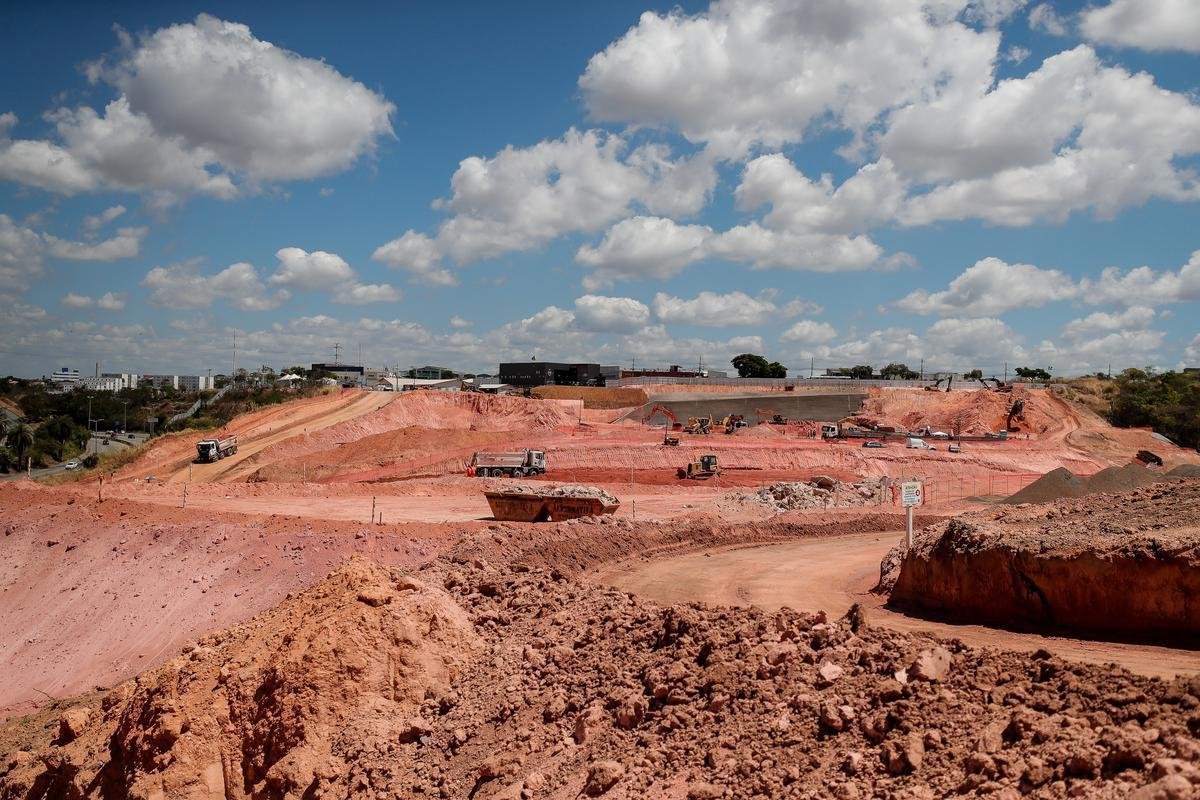 Atlético divulgou novas fotos das obras da Arena MRV