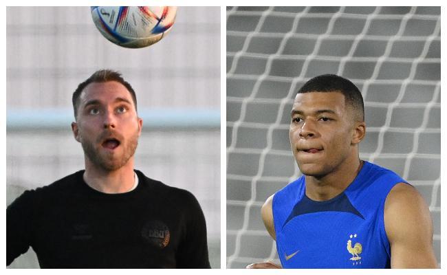 Eriksen e Mbappé são os grandes destaques de França e Dinamarca