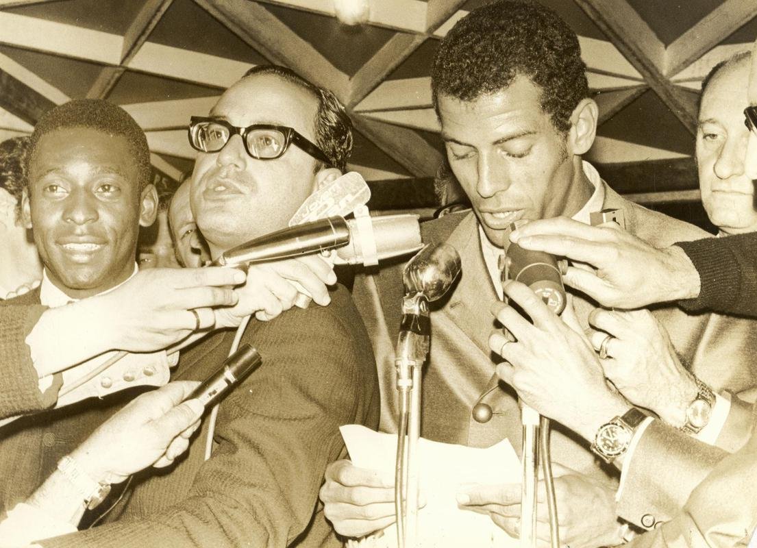 30/08/1970 - Pel com o ex-prefeito de So Paulo e polltico brasileiro Paulo Maluf