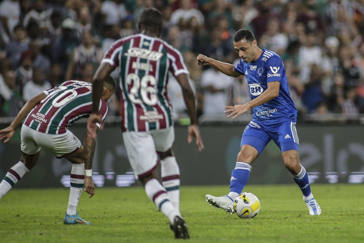 Fotos do jogo de ida das oitavas de final da Copa do Brasil, entre Fluminense e Cruzeiro, no Maracan, no Rio de Janeiro
