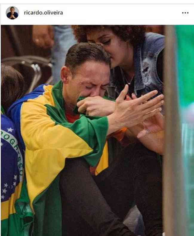 Ricardo Oliveira, ex-atacante de Atlético, Santos, São Paulo e Athletic; manifestações de esportistas bolsonaristas após a vitória de Lula, presidente eleito do Brasil