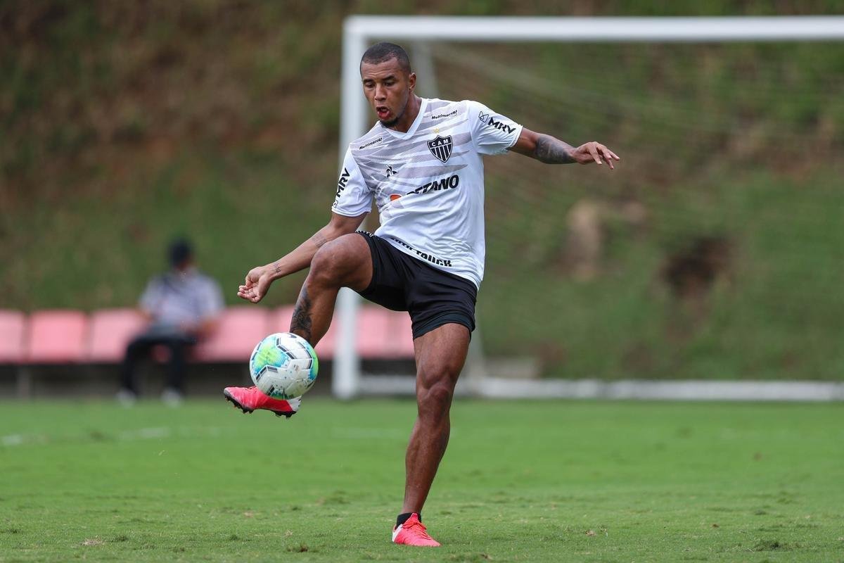 Fotos do último treino do Atlético antes do jogo contra o Bahia