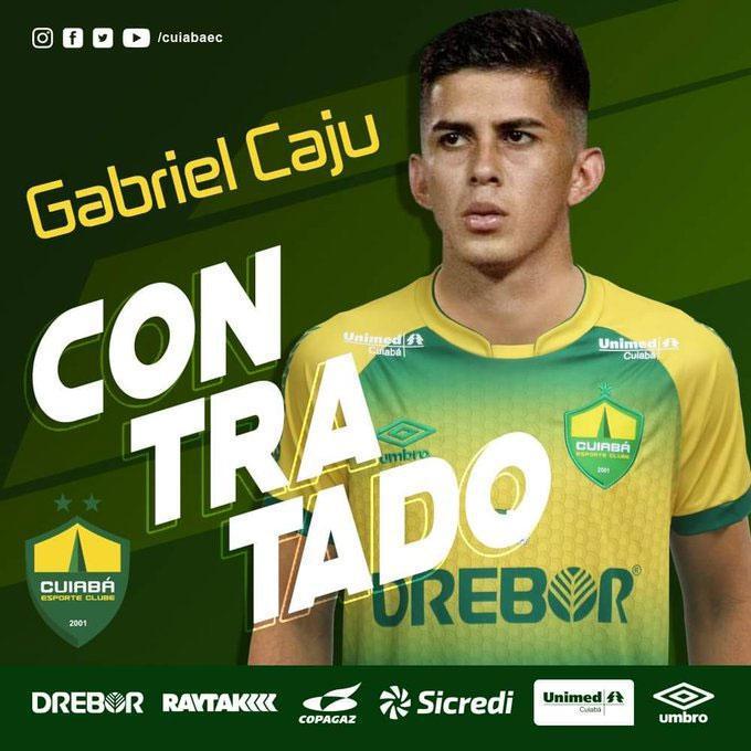 O Cuiab anunciou a contratao do meia Gabriel Caju, que estava no Imperatriz