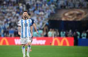 As melhores imagens da final da Copa do Mundo entre Argentina e Frana, no Estdio Icnico de Lusail, no Catar