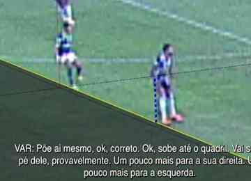 Golaço anulado de Rony, do Palmeiras, diante do Galo, no Mineirão, ainda fomenta diversas discussões