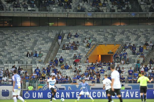 Fotos do jogo entre Cruzeiro e Grmio