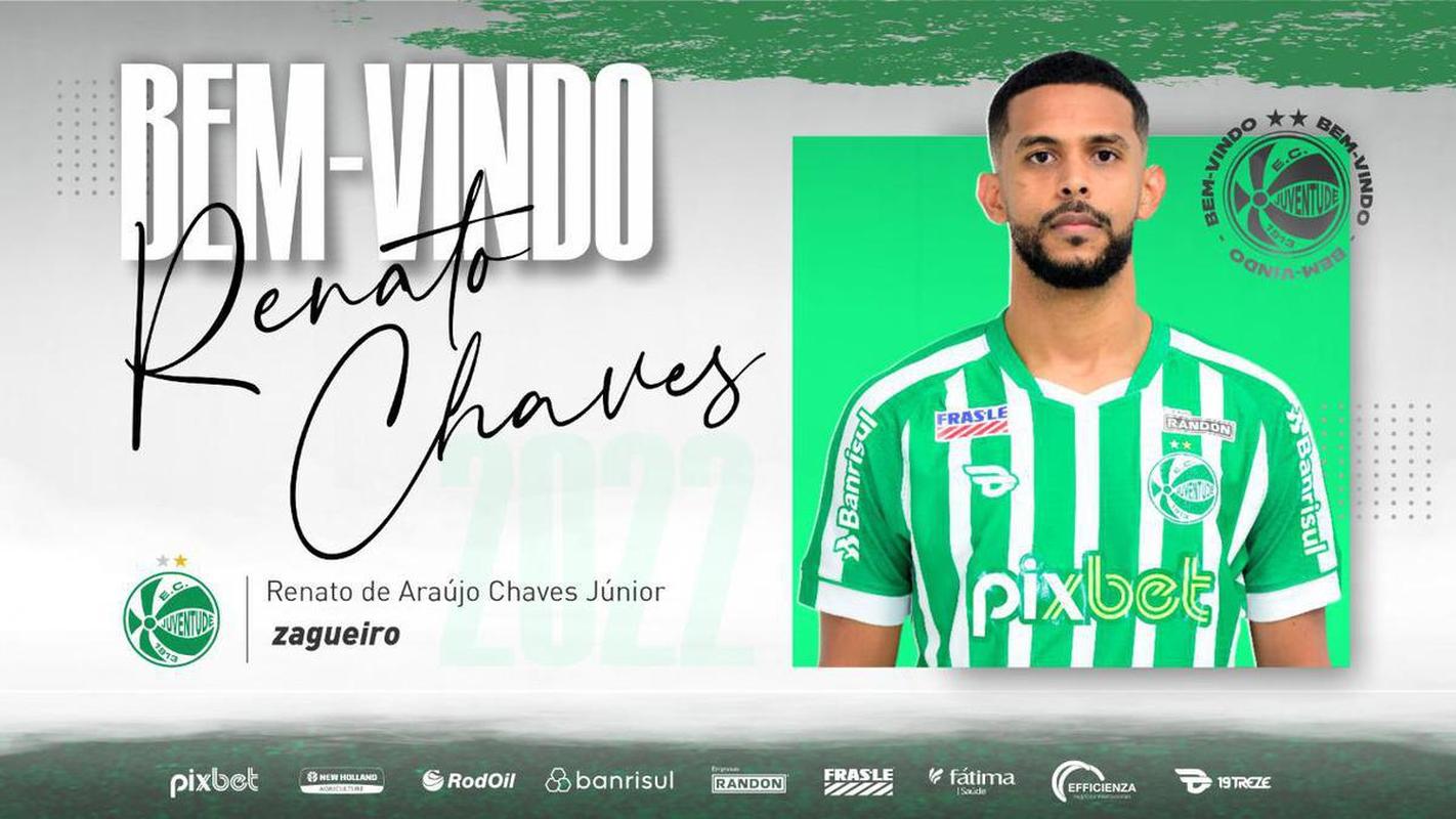 Juventude contratou o zagueiro Renato Chaves 