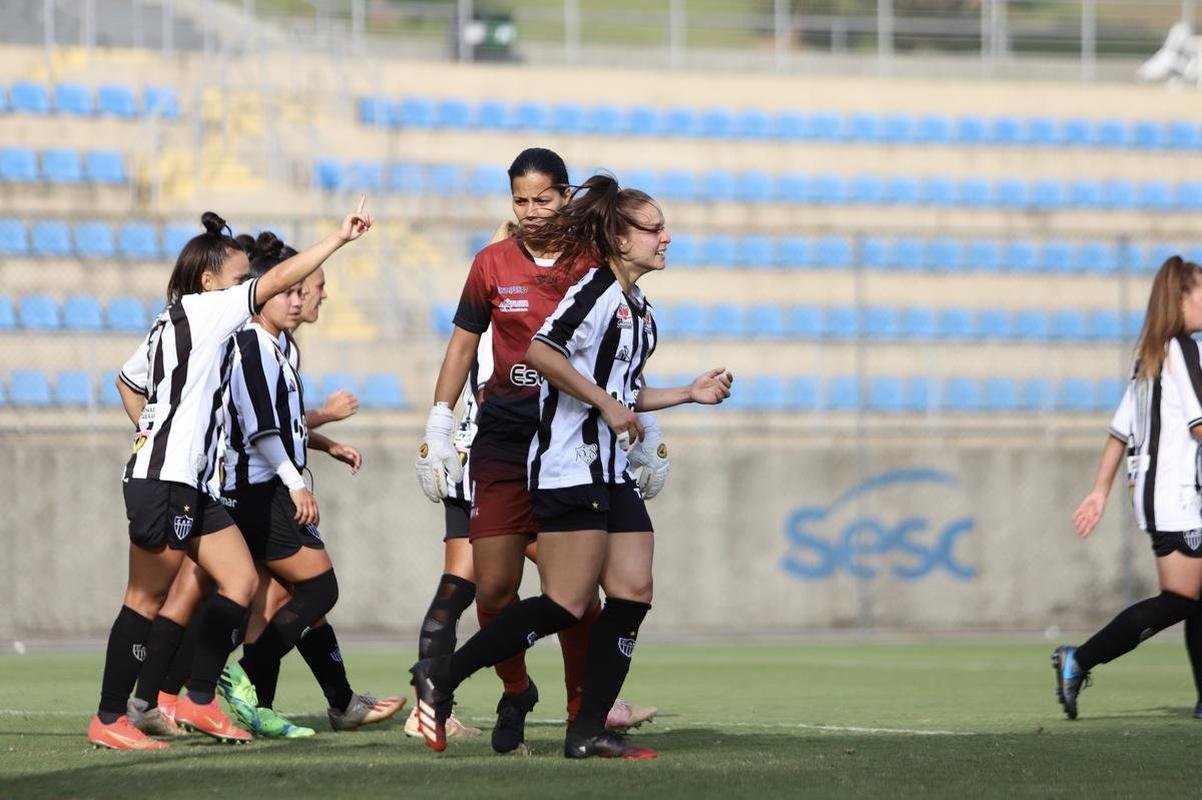 Atltico 4 x 0 Aliana: veja fotos da goleada do Galo no Brasileiro Feminino A2