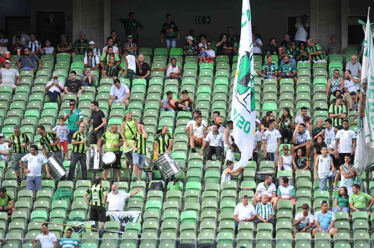 Independncia recebeu pblico pequeno no clssico entre Amrica e Atltico, pelo Campeonato Mineiro