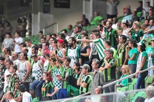 Imagens do jogo entre Atltico e Amrica pela Primeira Liga