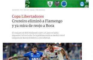 Clarn, da Argentina: 'Cruzeiro j mira o Boca'