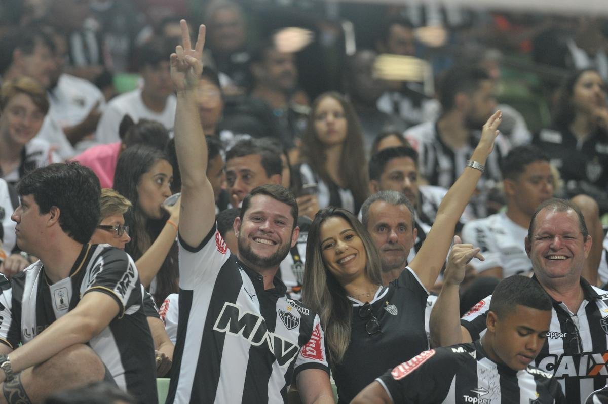 Torcedores do Atltico lotaram Independncia em partida contra o Defensor, pela Copa Libertadores