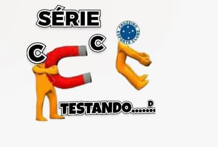 Cruzeiro virou motivo de piada na internet