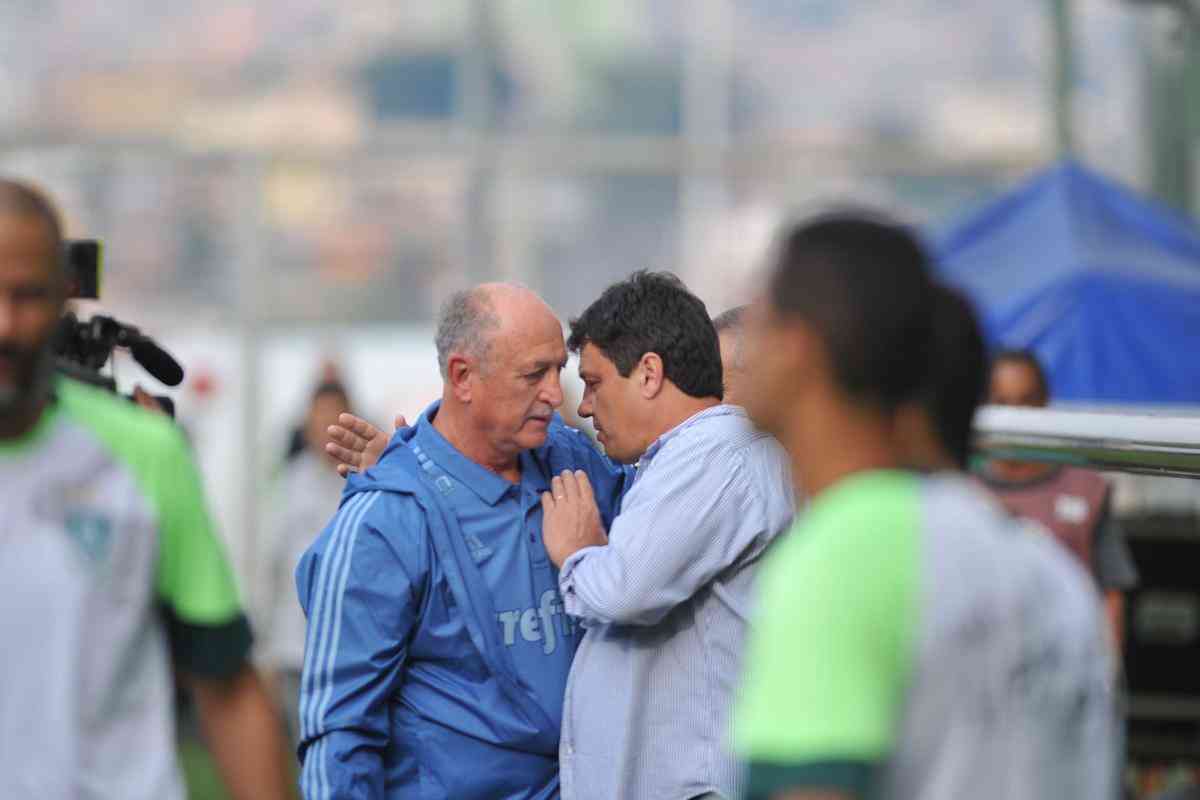 Adilson Batista e Luiz Felipe Scolari se enfrentaram pela quarta vez na histria, como tcnicos, e viram Amrica e Palmeiras empatar por 0 a 0, no Independncia. Veja as reaes dos dois comandantes