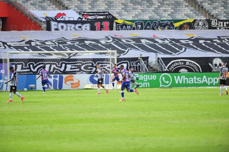Fotos do jogo entre Atltico e Fortaleza, no Mineiro, pela primeira rodada do Campeonato Brasileiro de 2021